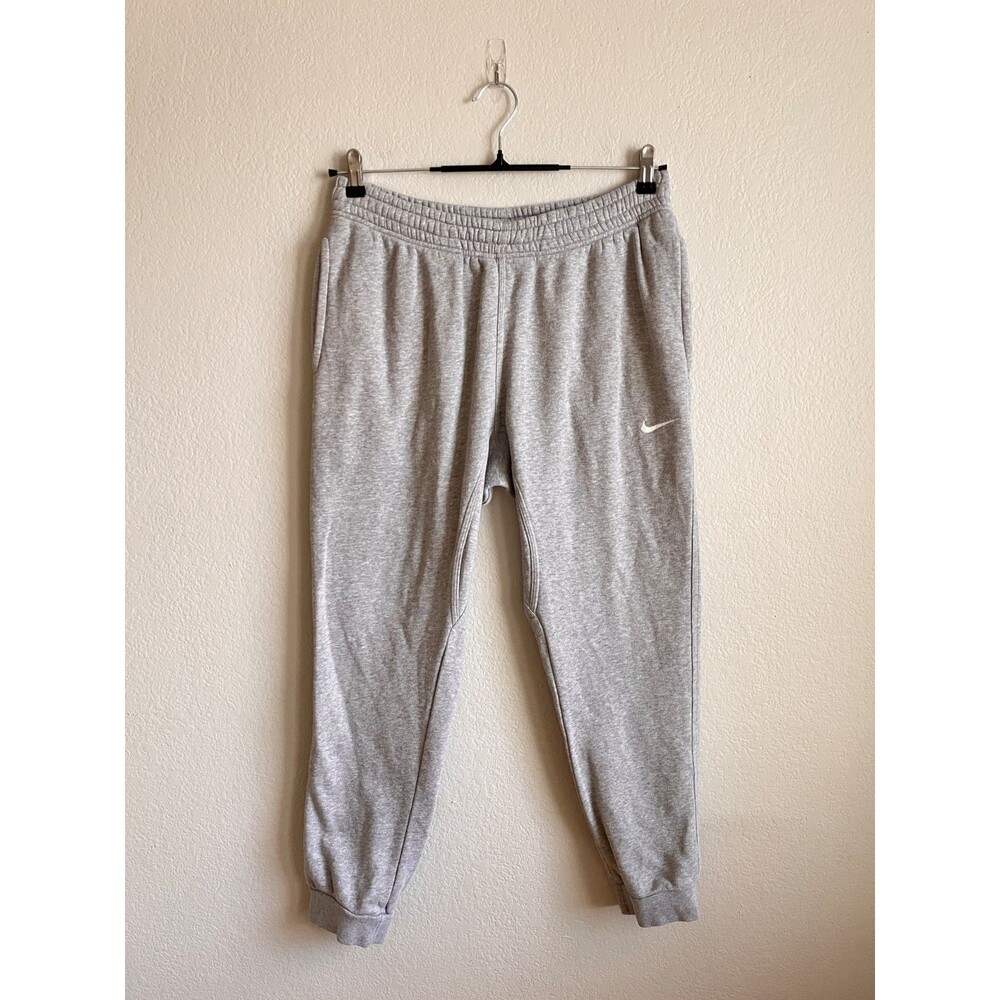 Nike Men's Club Fleece Jogger Sweatpants in Heather Gray Size LARGE